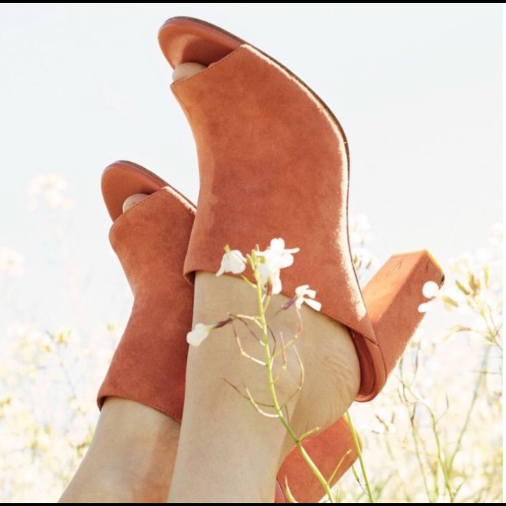 Charlotte Stone Coral Mules